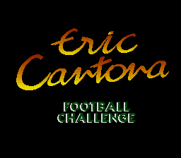 Eric Cantona Football Challenge (Europe) (En,Fr,De,Es,It,Nl,Sv) Title Screen